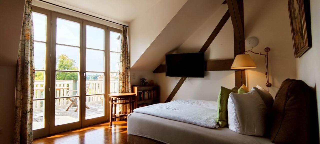 Loggiahaus Am Schloss, 5 Ferienwohnungen, Teils Mit Schloss- Und Seeblick Rheinsberg Dış mekan fotoğraf